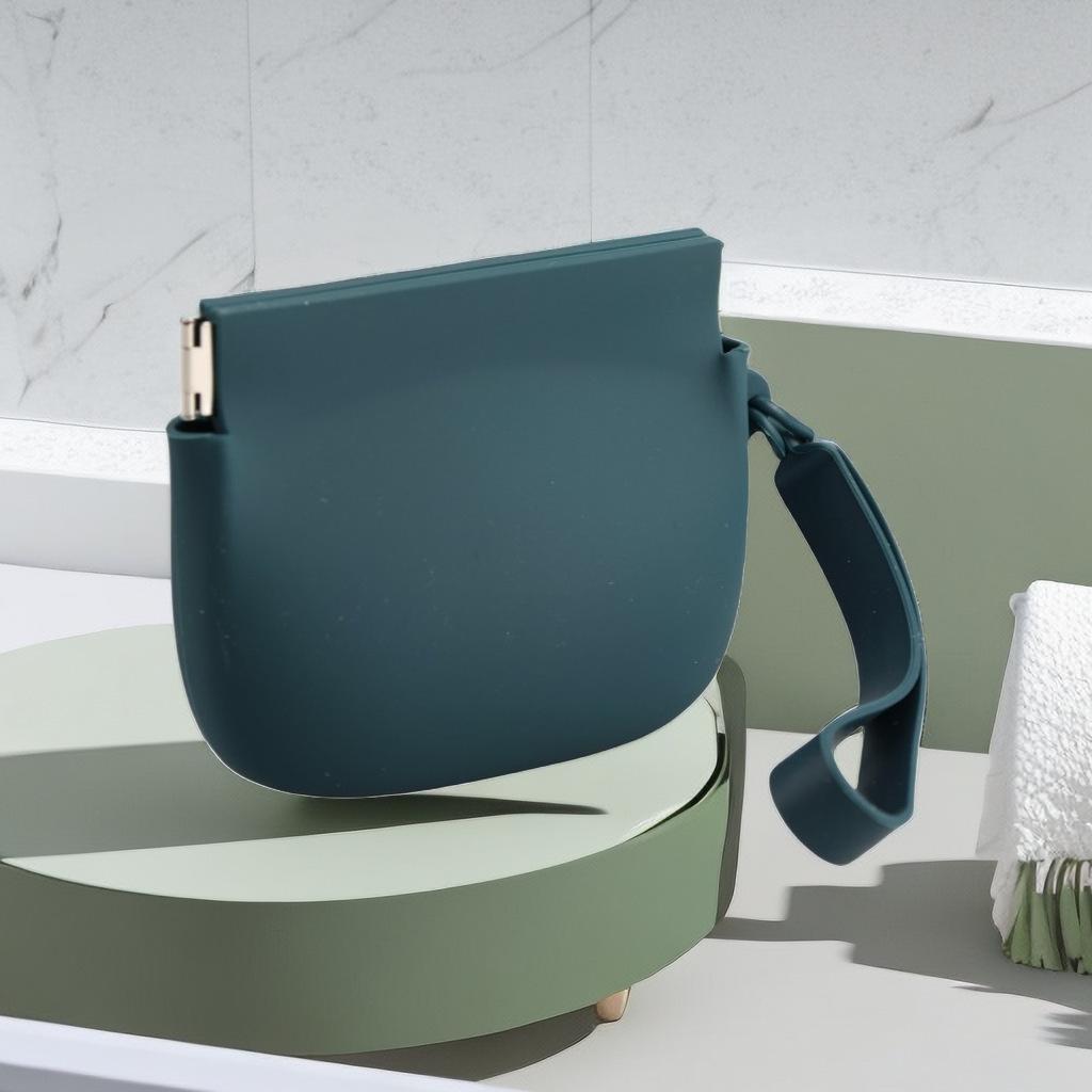 

Силиконовый кошелек для монет с застежкой-молнией и завязкой для руки — идеально подходит для хранения монет, наушников и ключей. 10.4*8