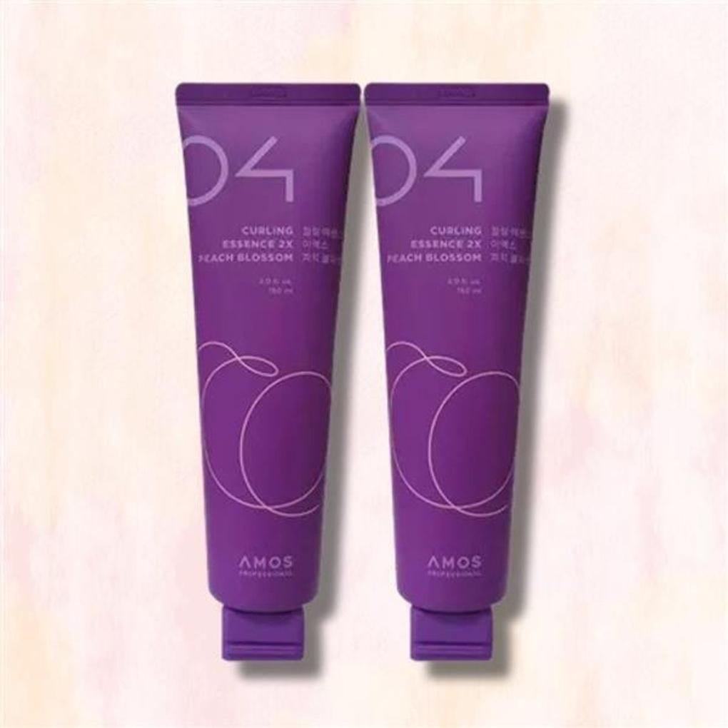 Amos Curling Essence EX Peach Blossom NEW 150 x 2