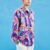Anta Full Print Single Button Long Sleeve Jacket Men Jacket Purple 152328605-1