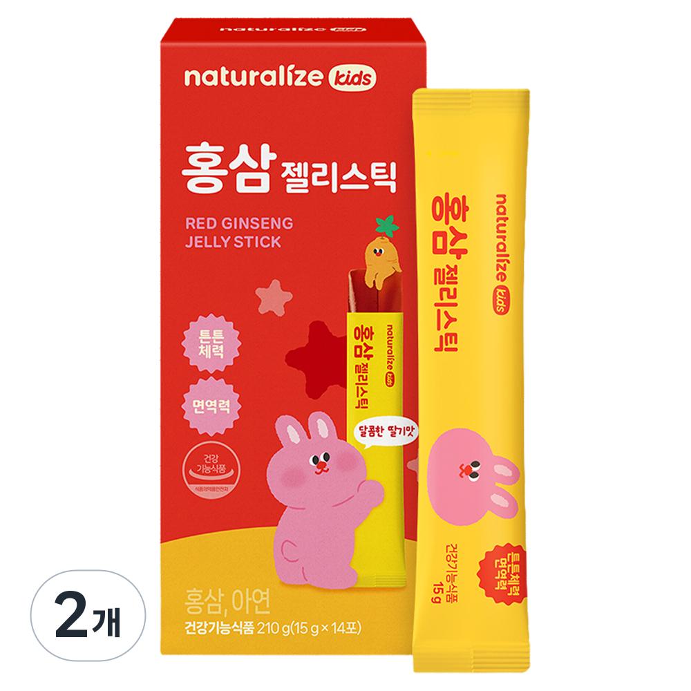 Naturalize Kids Red Ginseng Jelly Sticks 14p 210g 2 Pcs