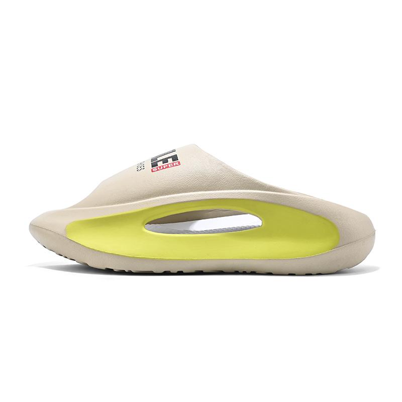 

Летние тапочки на толстой подошве, большие мужские и женские тапочки, повседневная нескользящая пляжная обувь, мужские тапочки, домашние тапочки 42-43 бежевый