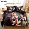 3D The Owl Bedding Sets Duvet Cover Set With Pillowcase Twin Full Queen King Bedclothes Bed Linen
