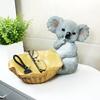 Koala Eyeglass & Pen Holder: Creative Resin Animal Figurine Gift
