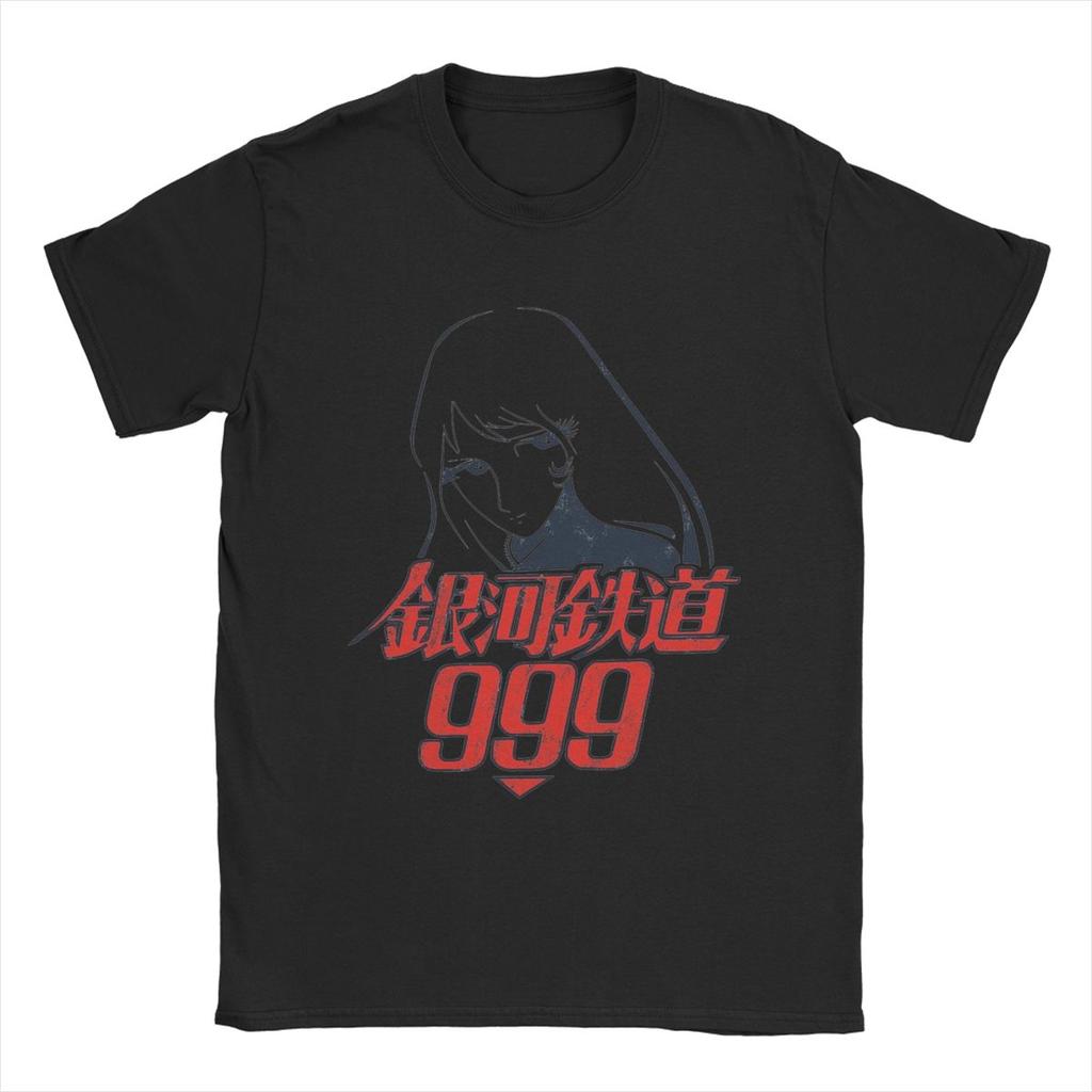 Men's T-Shirts Galaxys Expressed 999 Funny Pure Cotton Tees Short Sleeve Anime T Shirt Round Collar Clothing Gift