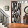 76Style 77/90cm Self-Adhesive Door Stickers Removable Wall Sticker Scenery Wallpaper Stone Stair Murals for Doors Modern Home Decor