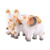 Resin Set of 3 Elephent showpiece for Home Decoration Items Table Dcor Living Room Gift Boxes for Weddings, Parties, Housewarming