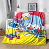1pc. Cute Cartoon Duck Family Breakfast Scene Blanket, Home Decorative Throw Blanket for All Seasons, Perfect Gift for Friends and Family,Li