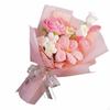 Knitted Flower Bouquet Everlasting Handmade Mixed House Decoration for Parents,
