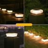 Waterproof Solar Post Light White / Warm   Light Fence Deck Column Lamp  Landscape Lighting