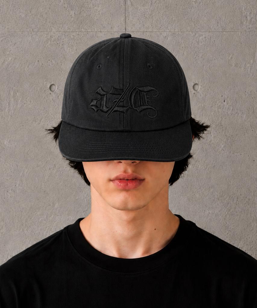AZENDER Flat Snap Cap Large Black