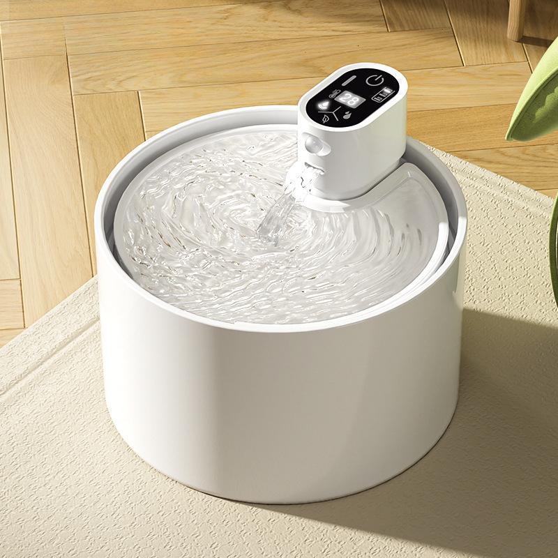 

Автоматический керамический диспенсер для воды для кошек Диспенсер для воды для домашних животных Диспенсер для воды Отключенный циркулятор потока для собак и кошек 19cm