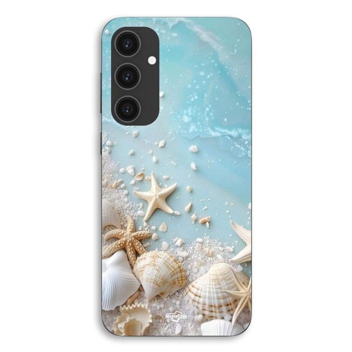 Phone Case - MANIACASE - Samsung Galaxy S25 Plus - Silicone TPU - Flexible - Seashells