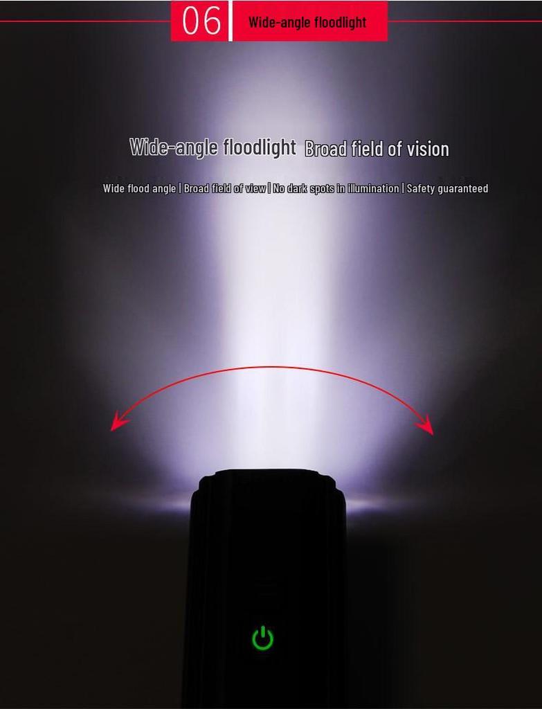 USB Rechargeable 2000 Lumens Bicycle Headlight: High Lumen Outdoor Bike Flashlight for Night Riding
