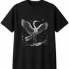Colourful Heron Bird Mens Womens T-Shirt Birdwatching Unisex Novelty Gift Tee