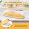 Household Tableware Kitchen Supplies Seal Butter Box Transparent Cover Cheese Storage Box Butter Dish With Lid and Knife