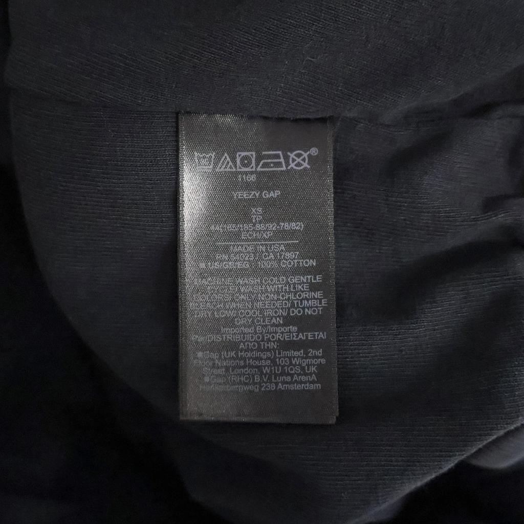 YEEZY GAP Dove Hoodie Washed Black