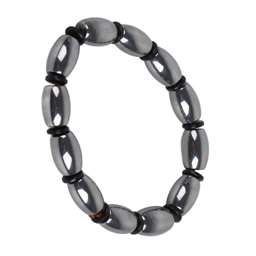 Terahertz Beads Bracelet Stretchy Stress Relief Meridian Treatment Unisex Energy Healing Stone Bracelet