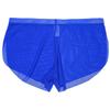 Solid Color Men Ultra-thin Translucent Low Waist Split Boxers Shorts Underwear