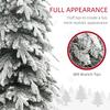 7ft Snow-Covered Unlit Artificial Christmas Tree