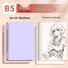 Morandi Detachable Student Sketchbook - Thick, Comfortable, Colorful Art Drawing Pad