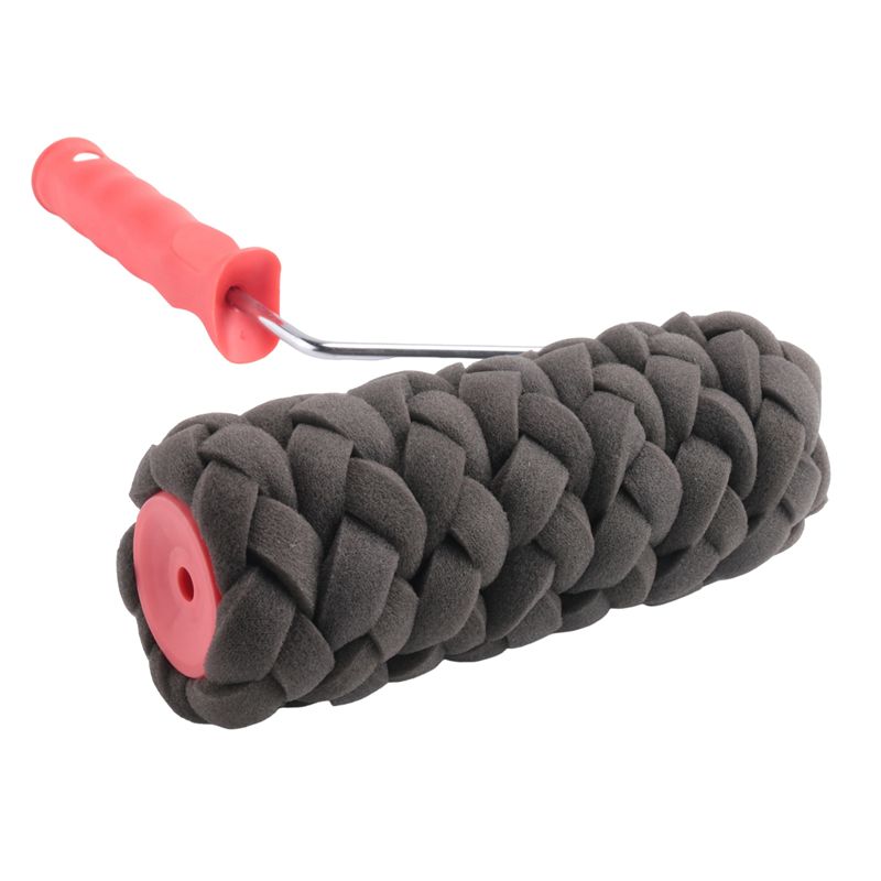 

WON Pattern Paint Roller Tool Environmental Protection Stamp Painting Decorative Cylinder Tools Imitate Stone For Wall чёрный