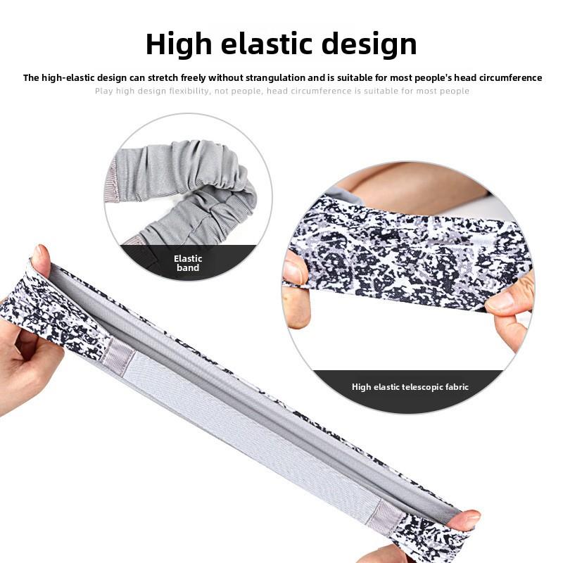 Sports Headband Basketball Running Breathable Sweat Absorbing Antiperspirant Headband Yoga Fitness Elastic Headscarf Headband