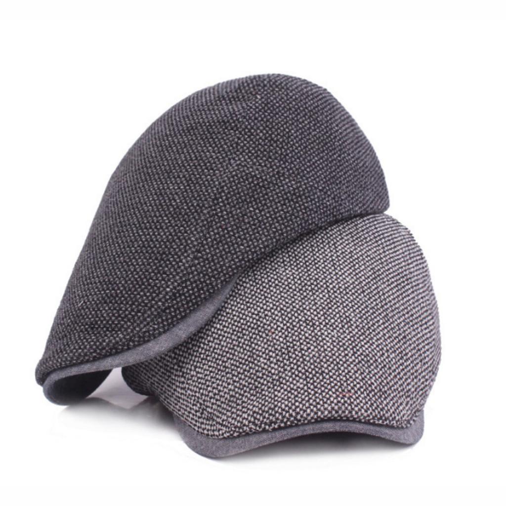 Peaked Duckbill Cap Navy Adjustable Classic Fashionable Casual Travel Outdoor Vintage Retro Style All-Match Cap Gift