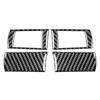 4 Pcs Carbon Fiber Steering Wheel Button Cover Trim For Dodge Challenger 2008-10