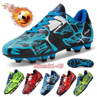Męskie buty piłkarskie Długie kolce Wysokie buty piłkarskie do kostki AG/TF Dziecięce korki do trawy na świeżym powietrzu Buty piłkarskie Sporty treningowe Buty piłkarskie