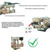 400 Sets 5mm + Eyelet Installation Punch Pliers Copper Color Air Eyelet Grommet Tool Set
