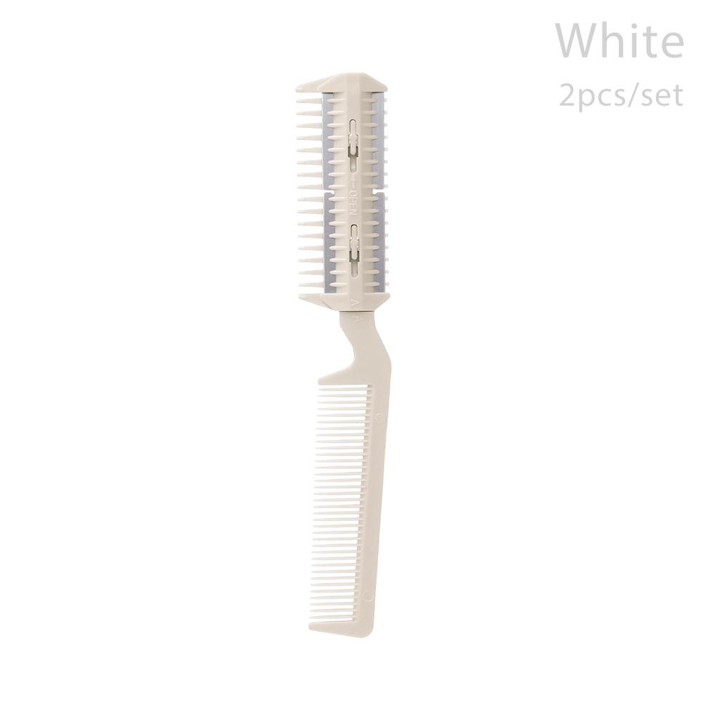 Plastic Durable Hairdressing Tool Fur Cleaner Disassembled Cut Thinning Cat Brush Pet Hair Trimming Grooming Comb Dog Scissor