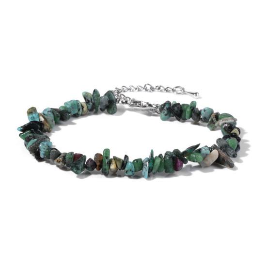 Women Bracelet Irregular Beads Decor Adjustable Length Non-fading Bracelet Wrist Jewelry Versatile