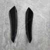 For Mercedes Benz CLA C117 X117 CLA200 220 250 CLA45 AMG 2015-2018 Black Front Bumper Lip Spoiler Splitters Canards Vents 4Pcs