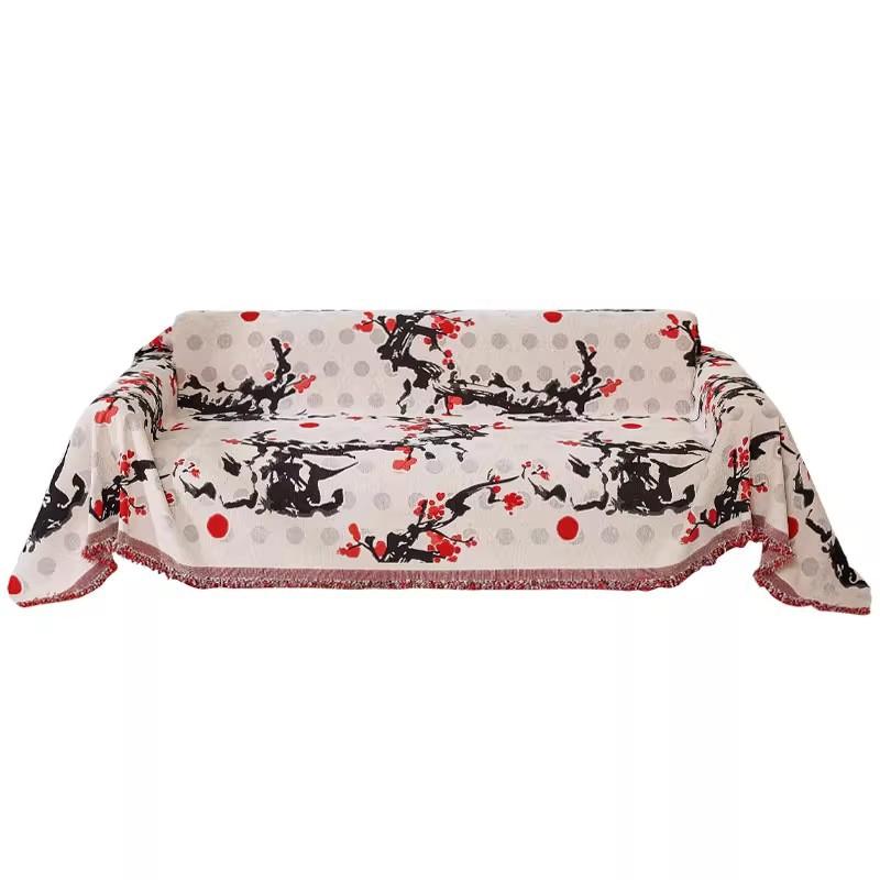 Sofa Towel a Whole Full Covered Chinese Ancient Style Living Room Rosewood Sofa Seat Cushions All-Inclusive Four Seasons Universal Sofa Cover Cloth