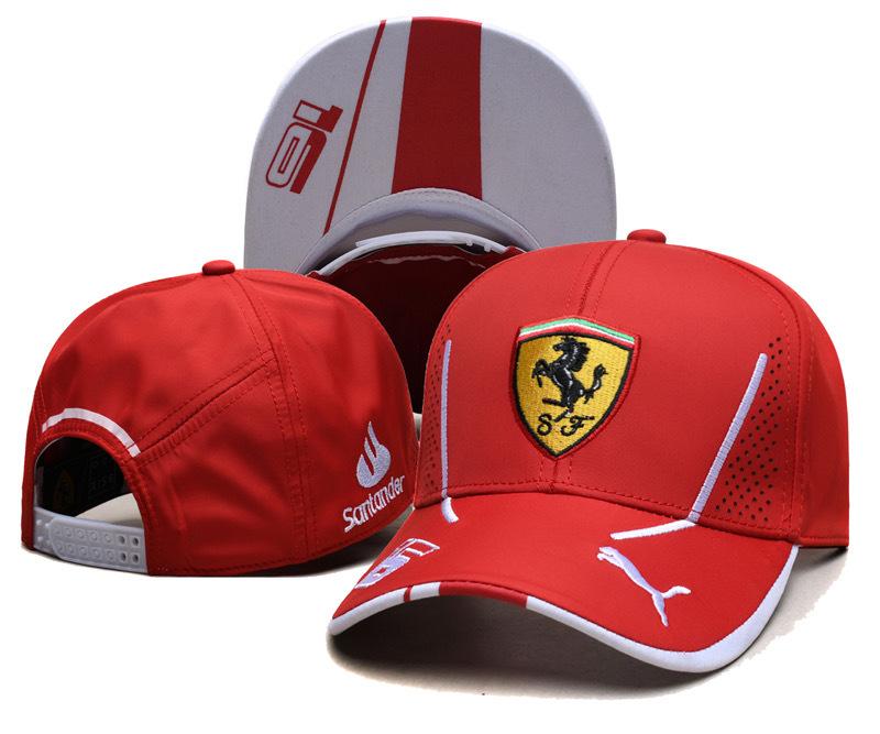 Stickerei Logo Lässige Sportkappe F1 Rennteam Baseballkappe Für Ferrari Roma Portofino F8 Roma Spider SF90 F430 488 458 812 FF