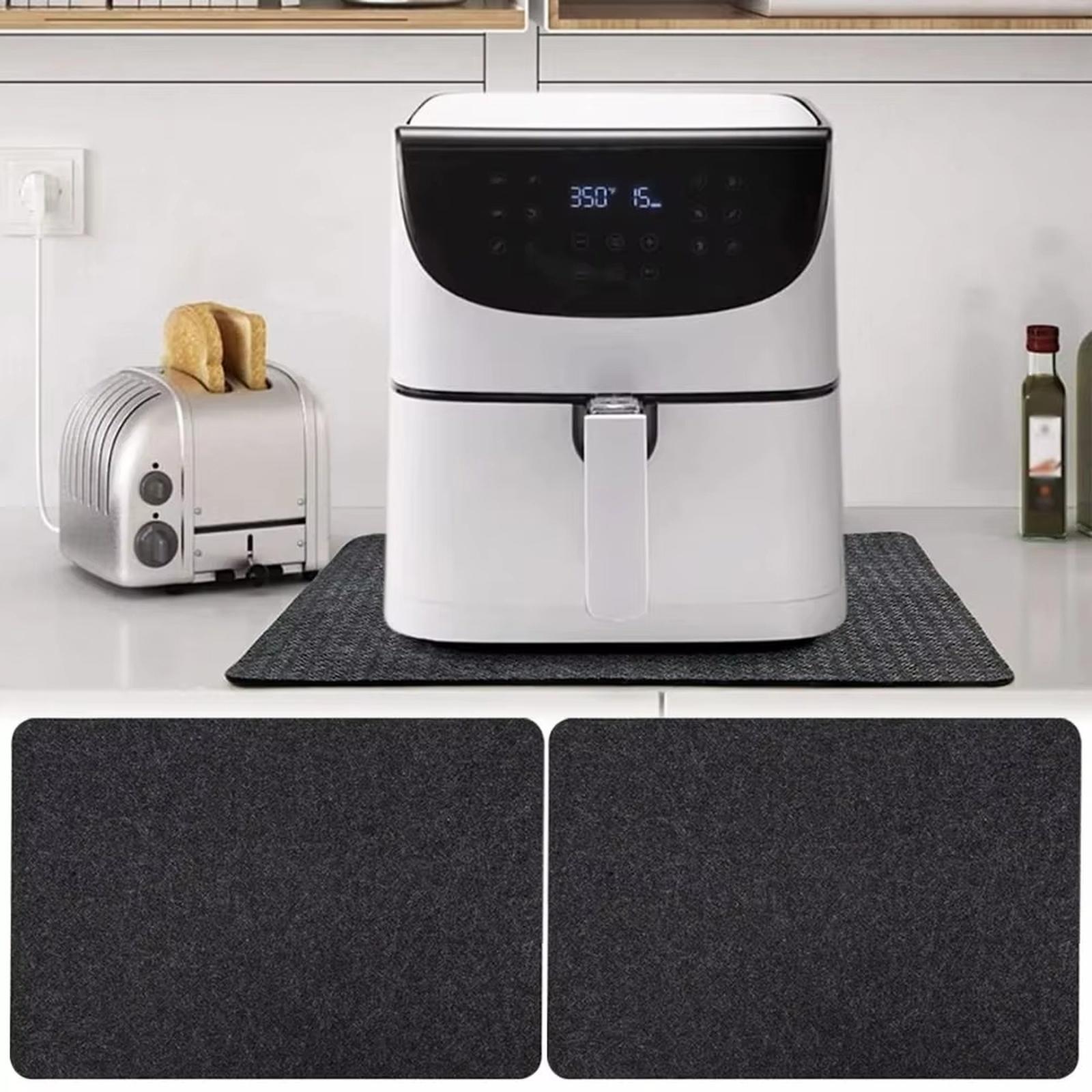 

Non- Fryer Heat Resistant Pad Heat Insulation Silicone Surface Coffee Maker Mat Rectangle One Size