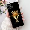 For Samsung Galaxy A12 Case M12 F12 New Crown Letters Cover Soft Silicone Phone Cases For Samsung A12 M 12 Galaxy M12 F12 Bumper