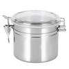 Lufttät kaffeburk i rostfritt stål 750ml/950ml/1150ml/1500ml Låsande klämma Bönförvaringsburk Livsmedelsförvaringsburk