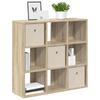 Sideboard with Drawers Sonoma Oak 73.5 x 24 x 69.5 cm