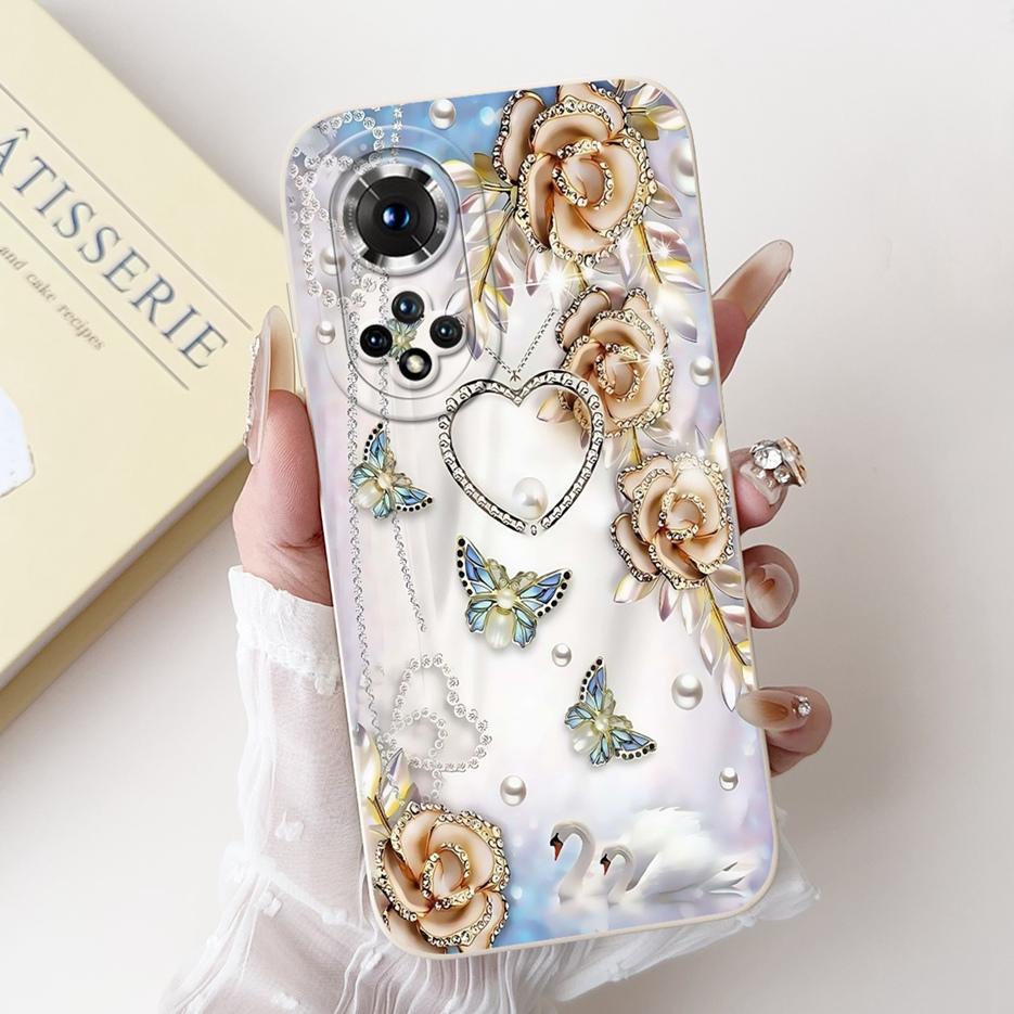 For Honor 50 Pro Case RNA-AN00 Fashion Candy Painted Cover Soft Silicone Matte Phone Case For Honor 50 Honor50 Pro Fundas Bumper
