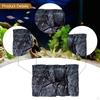 Fundo de Aquário de Rocha 3D Cenário de Terrário Substituição Simulação Fácil de Instalar para