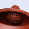 Hand-Inlaid Silver Yixing Zisha Teapot with Filter