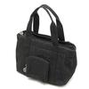 Savoy Women's Zippered Denim Handbag, Simple Design for Commuting and School, SM0716 ([01] Black)