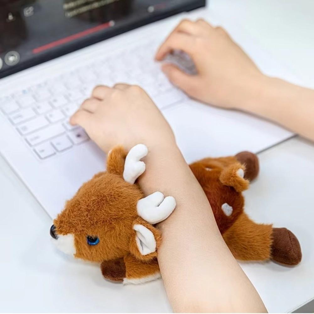 Soft Plush Animal Doll Deer Cartoon Plush Doll Cute Stuffed Animal Toy Home Decor