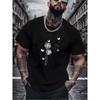 Men'S T Shirt Casual Street Style Dandelion Butterfly Pattern Tee Adult Fashion Daily Wear for Men
