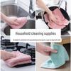 Thick Water Absorbent Kitchen Dish Cloth: Degreasing, Multifunctional, One-Piece
