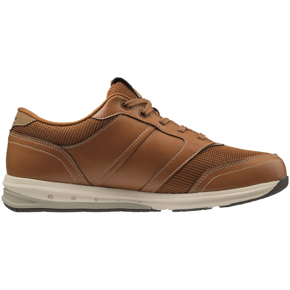 Mizuno YOUDO Men's Walking Shoes, Size M, Knee-Friendly, Reduces Stress, Comfortable, Easy on the Knees, Brown, Size 27.0 cm, 3E