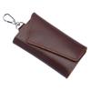 Mini Card Bag Genuine Leather Keychain Housekeeper Car Key Wallet  Men Women