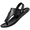 Men's Summer Crocodile Pattern Slip-On Sandals Anti-Slip Outdoor Flip flops