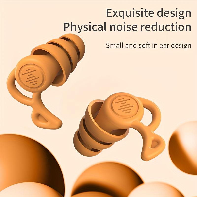 [Silikon Ørepropper] Støyreduserende Gjenbrukbare Silikon Ørepropper for Søvn | Snorke- & Svømme-Komfort, Stille Nattsøvn